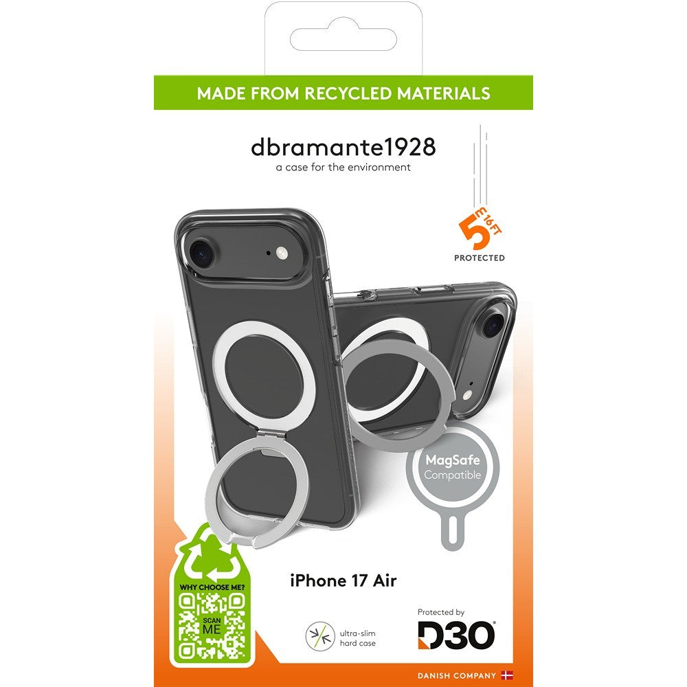 dbramante1928 iPhone Air Kuori Iceland Ultra MagSafe Kick Kirkas