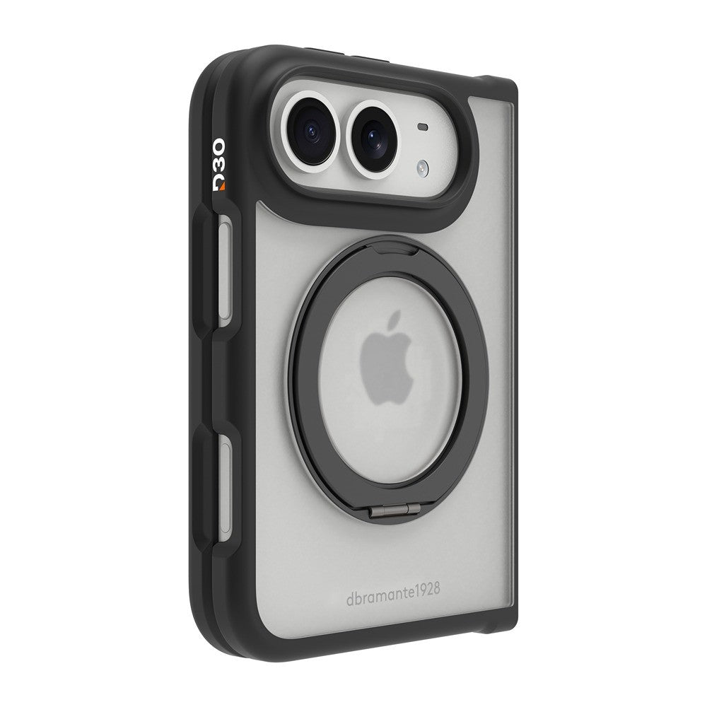 dbramante1928 iPhone Duo Kuori Grenen Ultra MagSafe Kick Musta