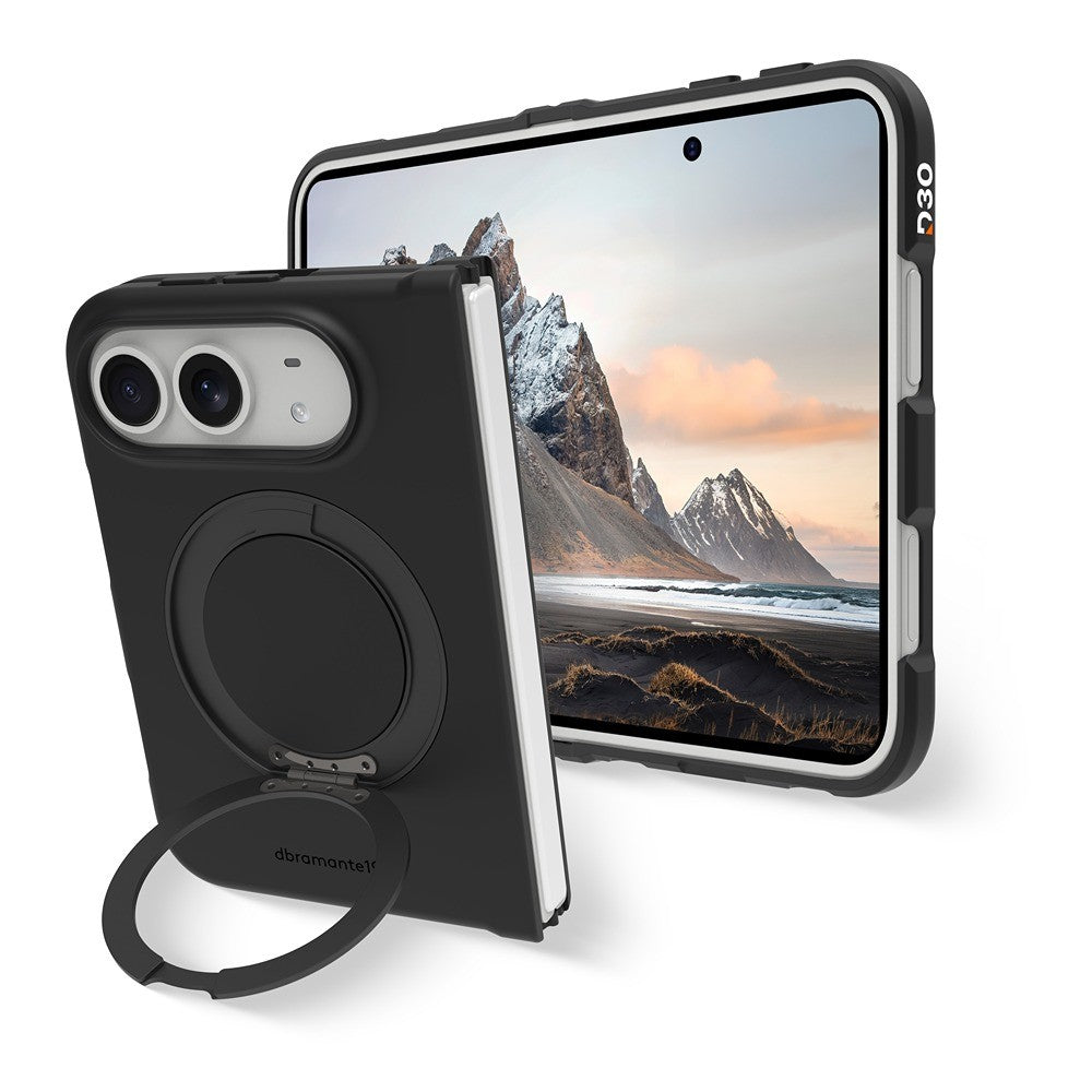 dbramante1928 iPhone Duo Kuori Iceland Ultra MagSafe Kick Musta