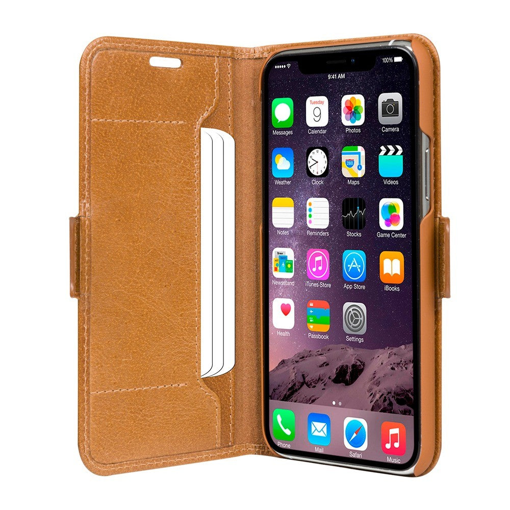 dbramante1928 iPhone Xr/iPhone 11 Kotelo Copenhagen Slim Tan