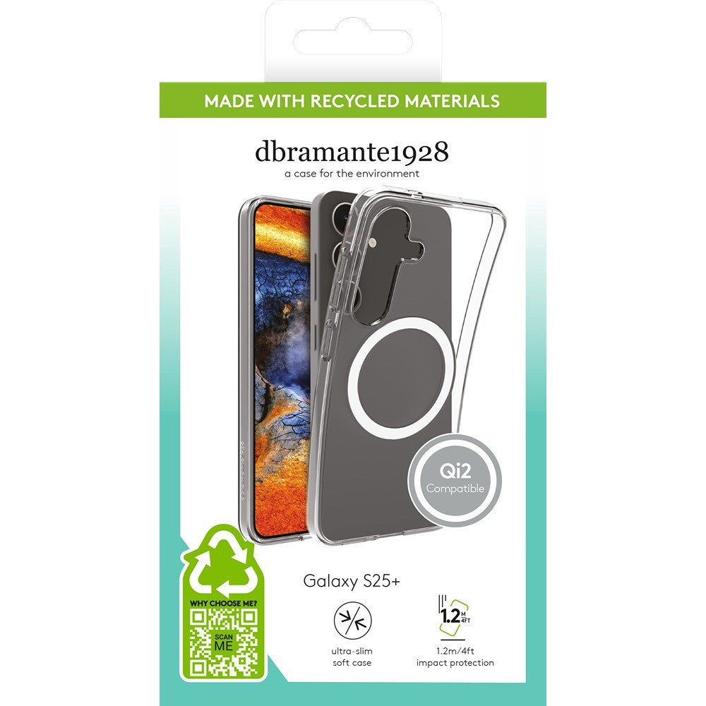 dbramante1928 Samsung Galaxy S25 Plus Kuori Greenland Pro Qi2 Kirkas