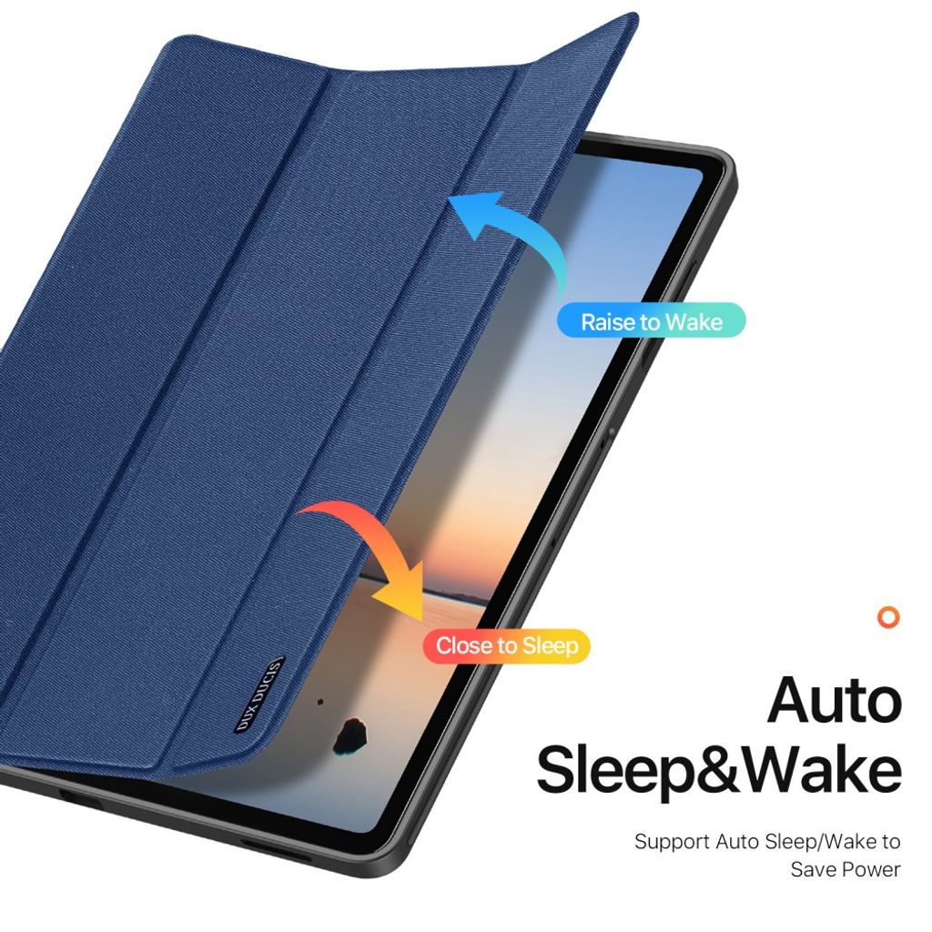 Dux Ducis Samsung Galaxy Tab S12 Plus Kotelo DOMO Series Sininen