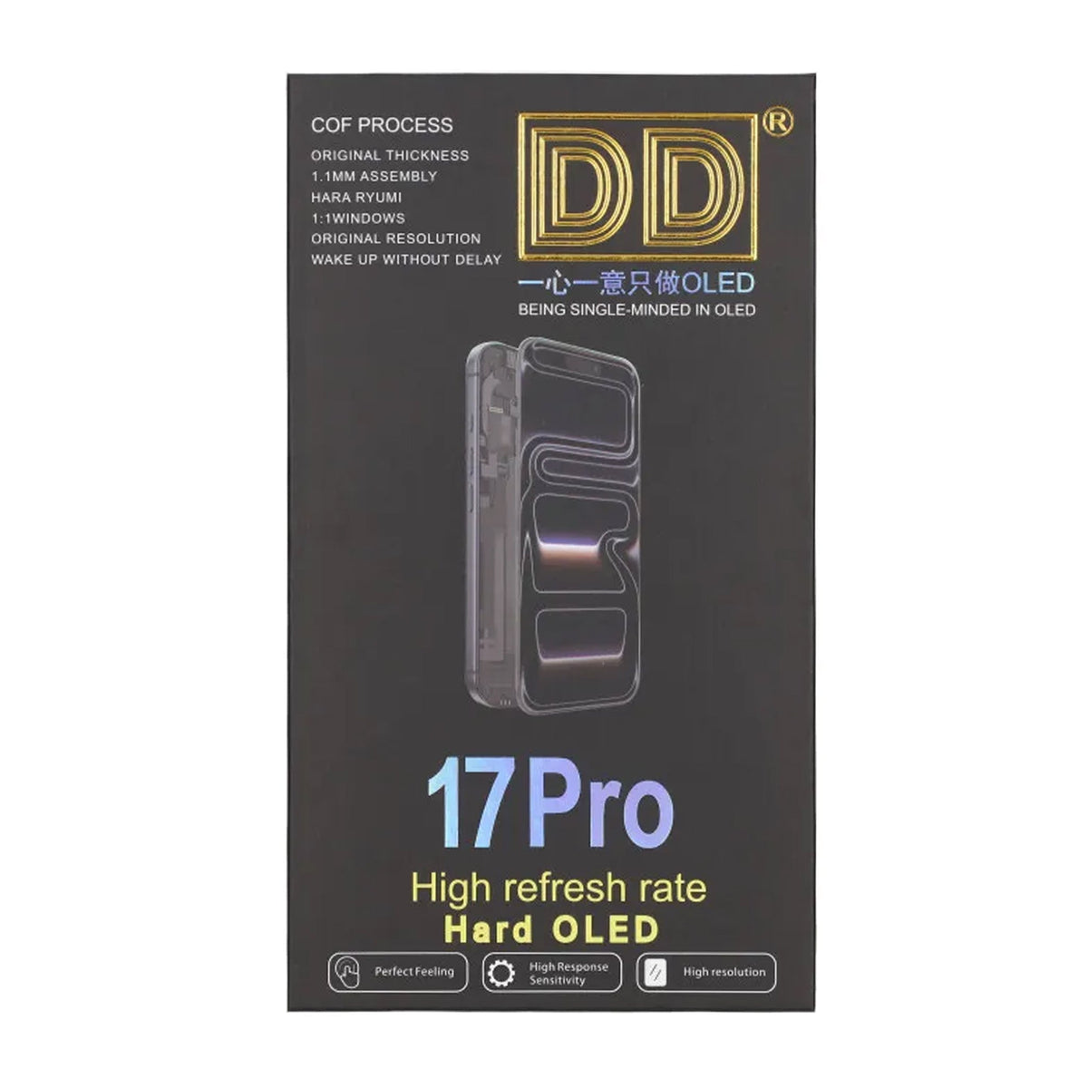 Näyttö Hard OLED -näytöllä iPhone 17 Pro -malliin - DD