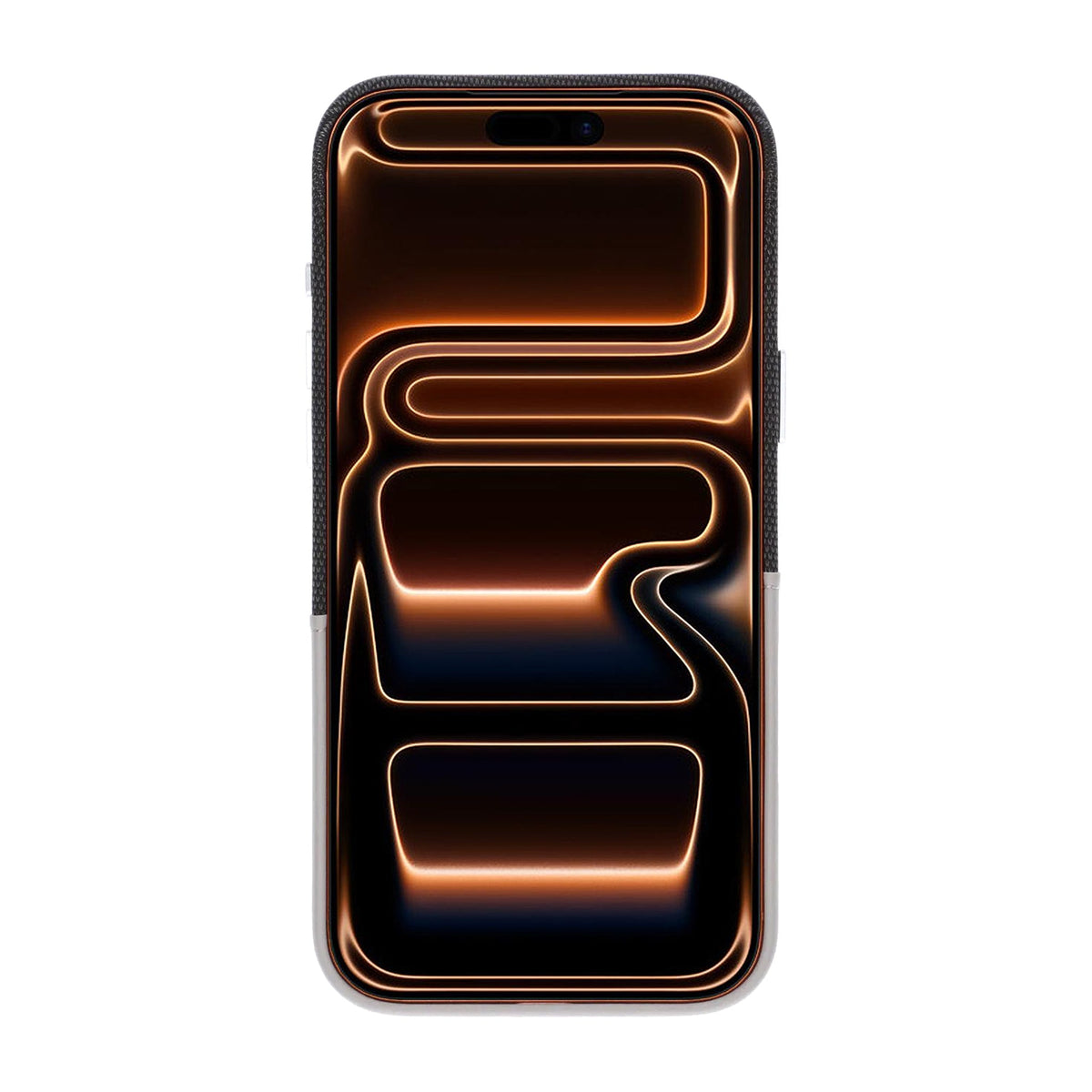 iPhone 17 Pro/iPhone 18 Pro Kuori Nahkaa Korttipidike MagSafe Harmaa