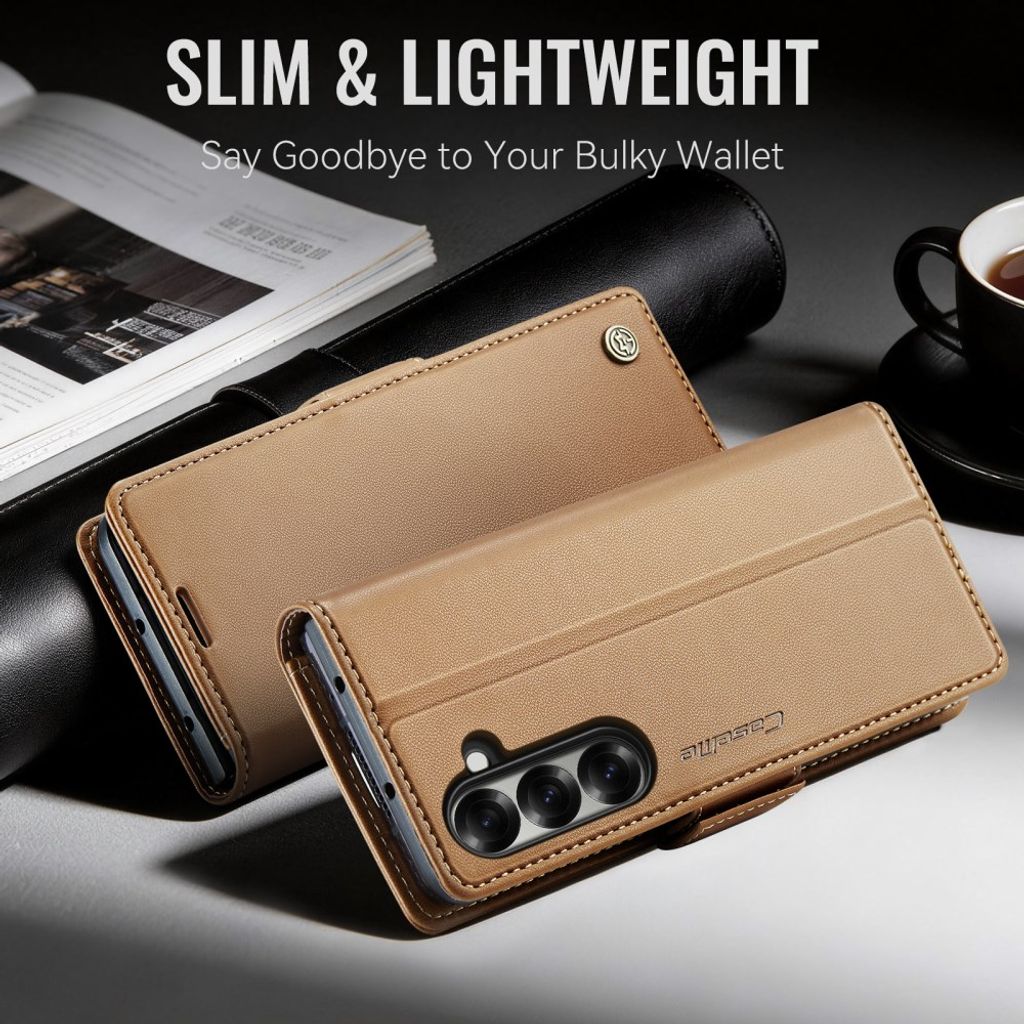CaseMe Samsung Galaxy Z Fold 8 Ultra Kotelo 023 Series Ruskea