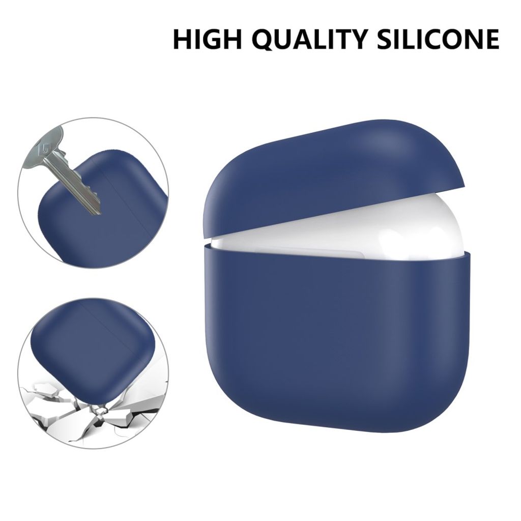 Ahastyle AirPods 4/5 Kuori Silikoni Sininen