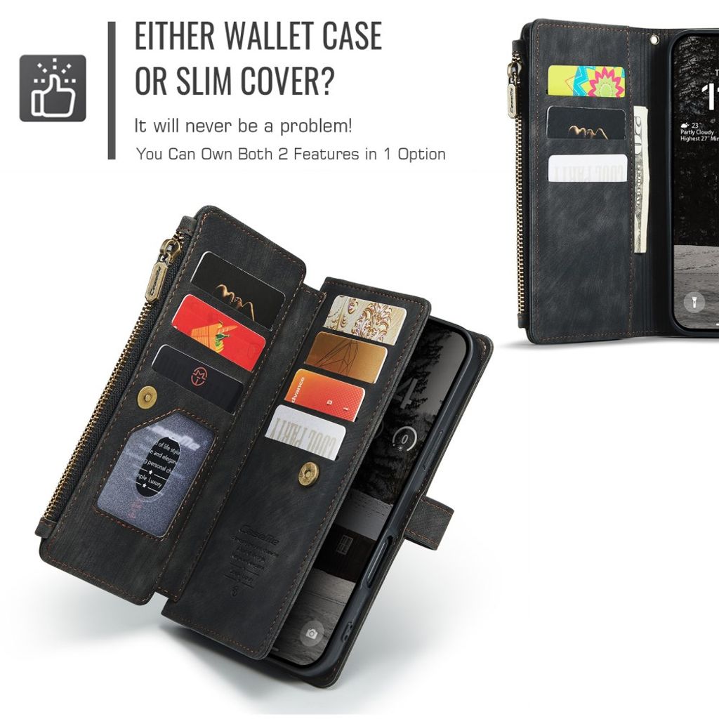 CaseMe iPhone Air Kotelo C30 Series Musta