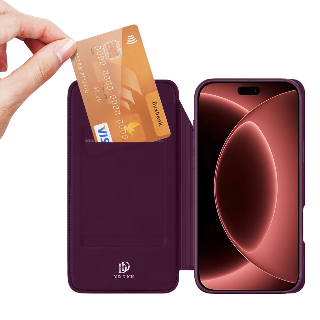 Dux Ducis iPhone 17 Pro/iPhone 18 Pro Kotelo Skin Pro Series Punainen