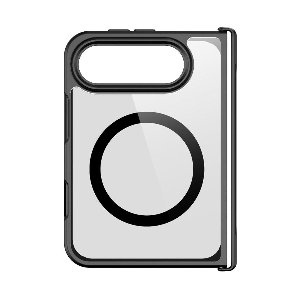 Dux Ducis iPhone Duo Kuori Gångjärnsskydd Aimo Series MagSafe Musta
