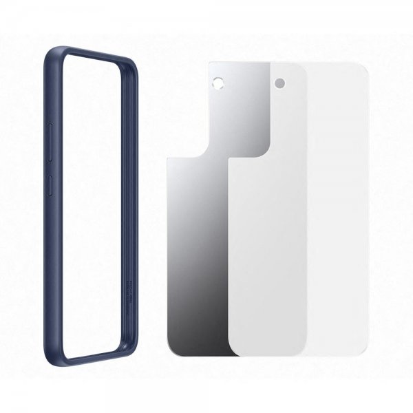 Samsung alkuperäinen Galaxy S22 Plus Frame Cover -suojakuori, laivastonsininen