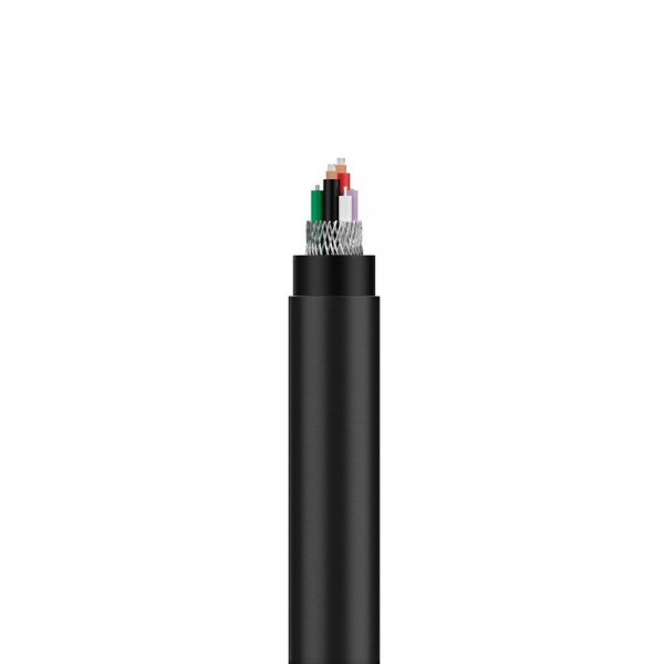 Spigen Essential -kaapeli USB-C–USB-C 240W 1.2m Musta
