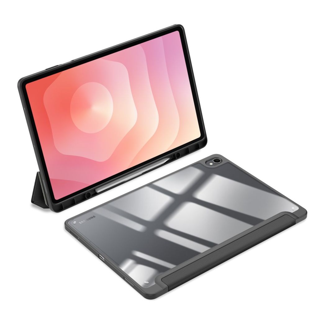 Dux Ducis Samsung Galaxy Tab S12 Plus Kotelo TOBY Series Musta