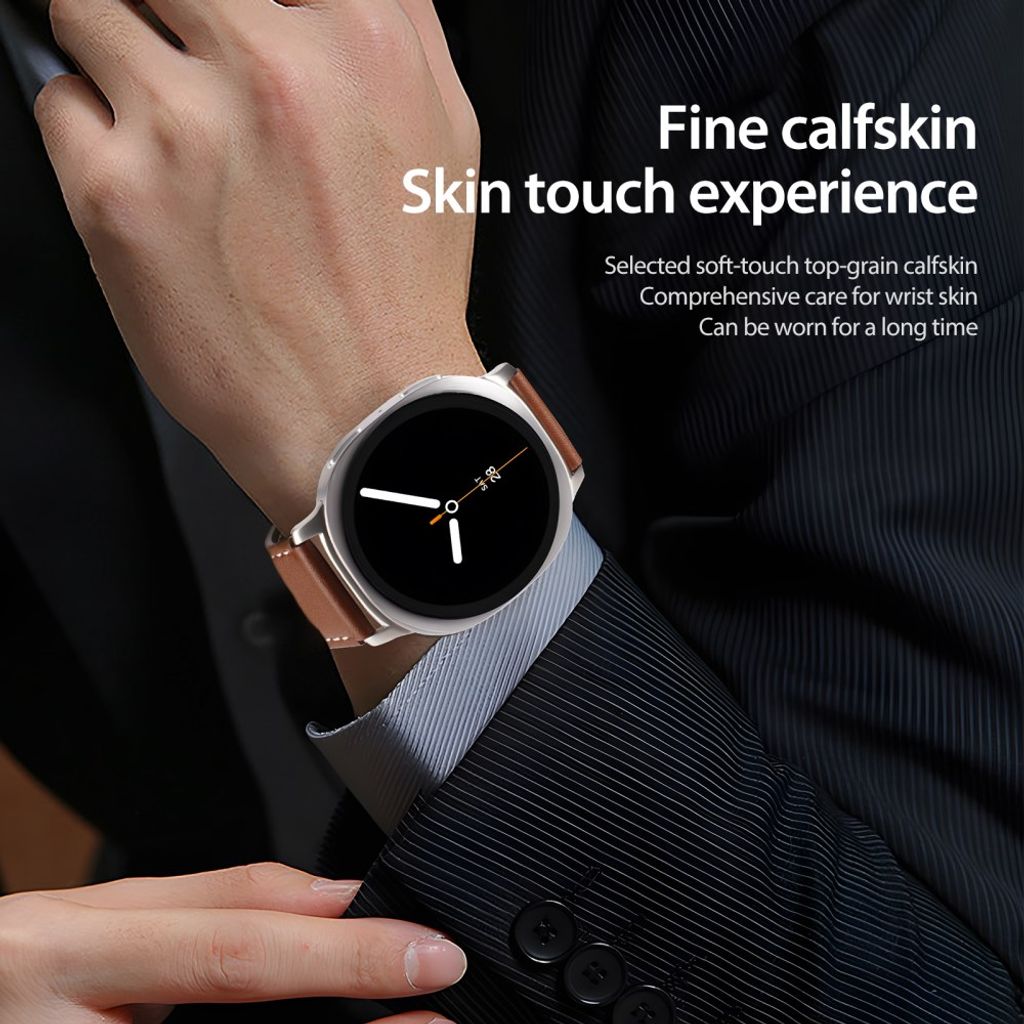 Dux Ducis Samsung Galaxy Watch 8/9 40/44mm/8 Classic 46mm Ranneke YA Series Ruskea