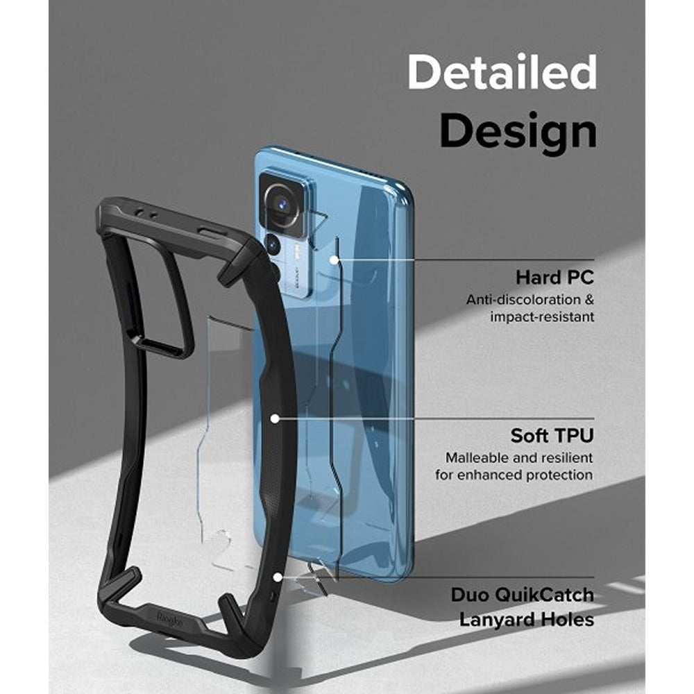 Ringke Xiaomi 12T/12T Pro Kuori Fusion X Musta