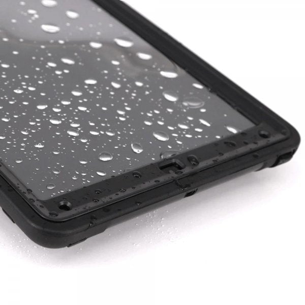 Armor-X Samsung Galaxy Tab A9 Plus Kuori Sateenkestävä Kestävä Kotelo Käsihihna Jalusta Musta