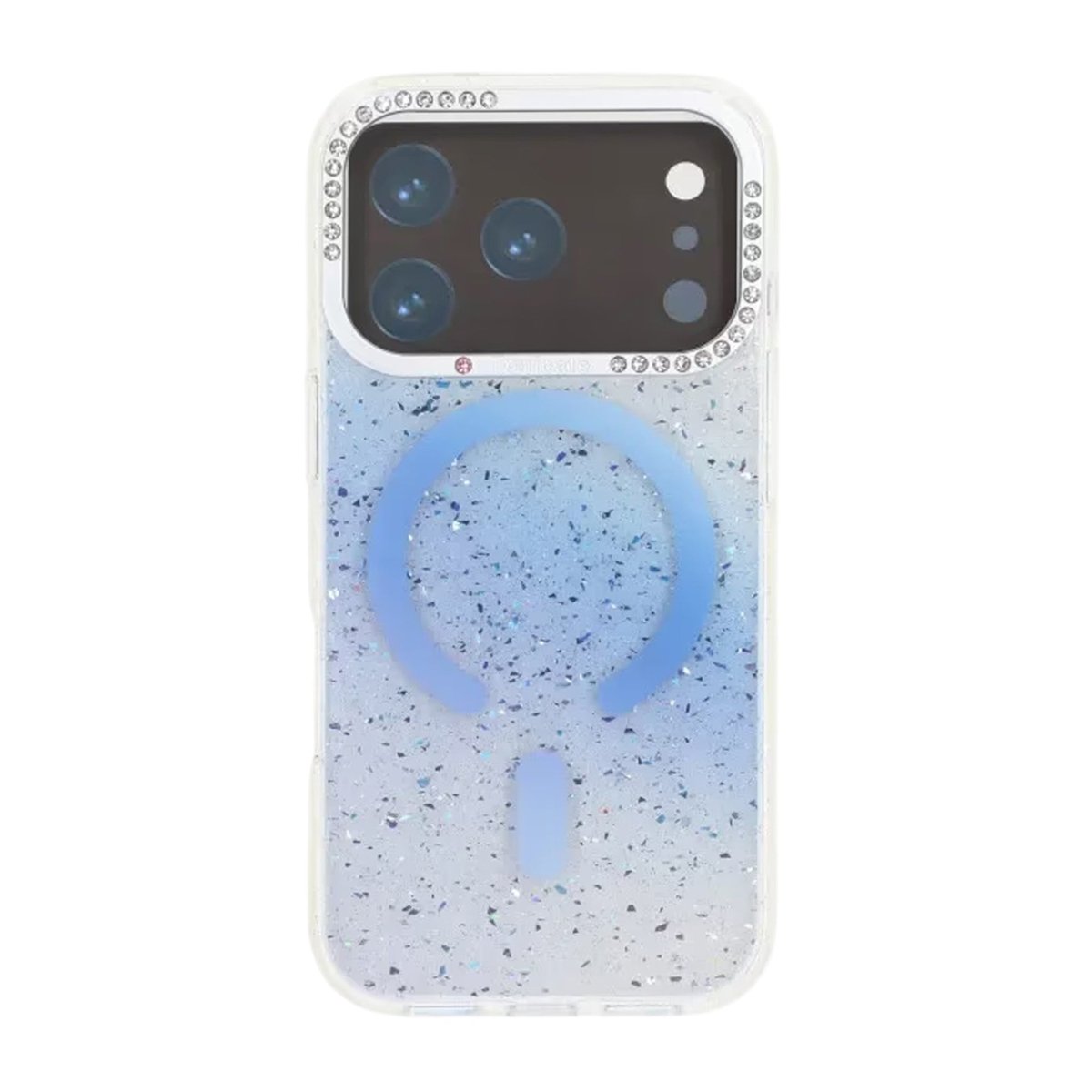 iPhone 17 Pro Kuori Glitter Diamond MagSafe Sininen