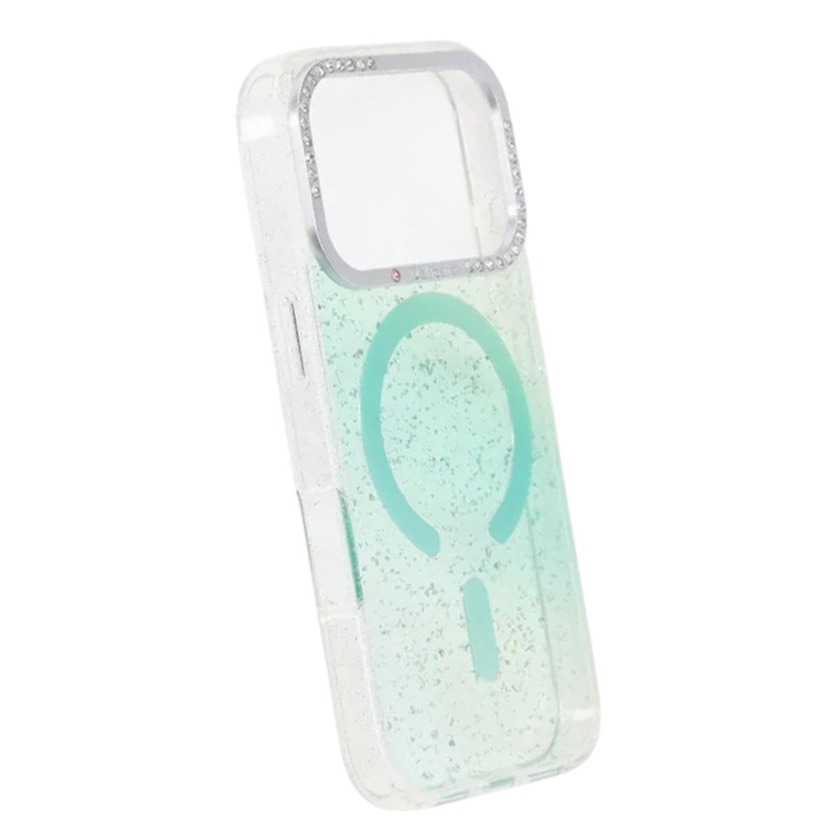 iPhone 17 Pro Kuori Glitter Diamond MagSafe Vihreä