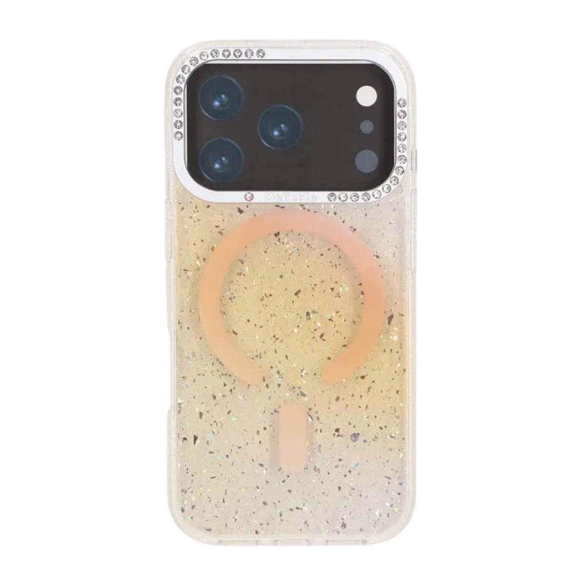 iPhone 17 Pro Kuori Glitter Diamond MagSafe Kulta