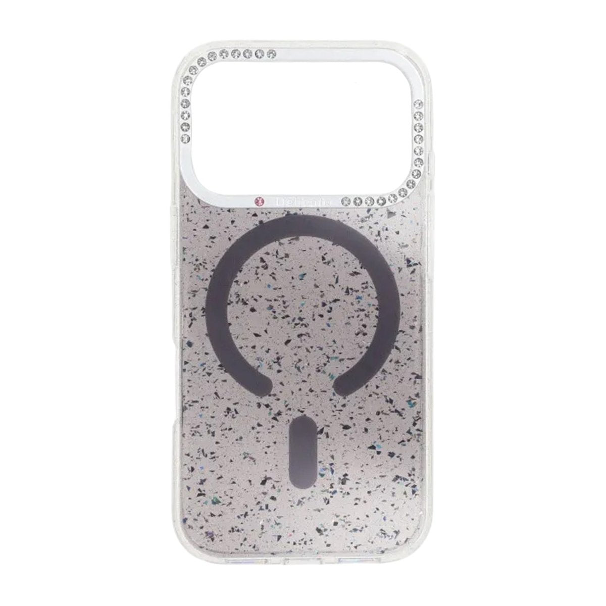 iPhone 17 Pro Max Kuori Glitter Diamond MagSafe Musta