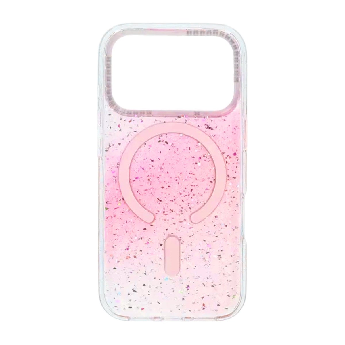 iPhone 17 Pro Kuori Glitter Diamond MagSafe Vaaleanpunainen