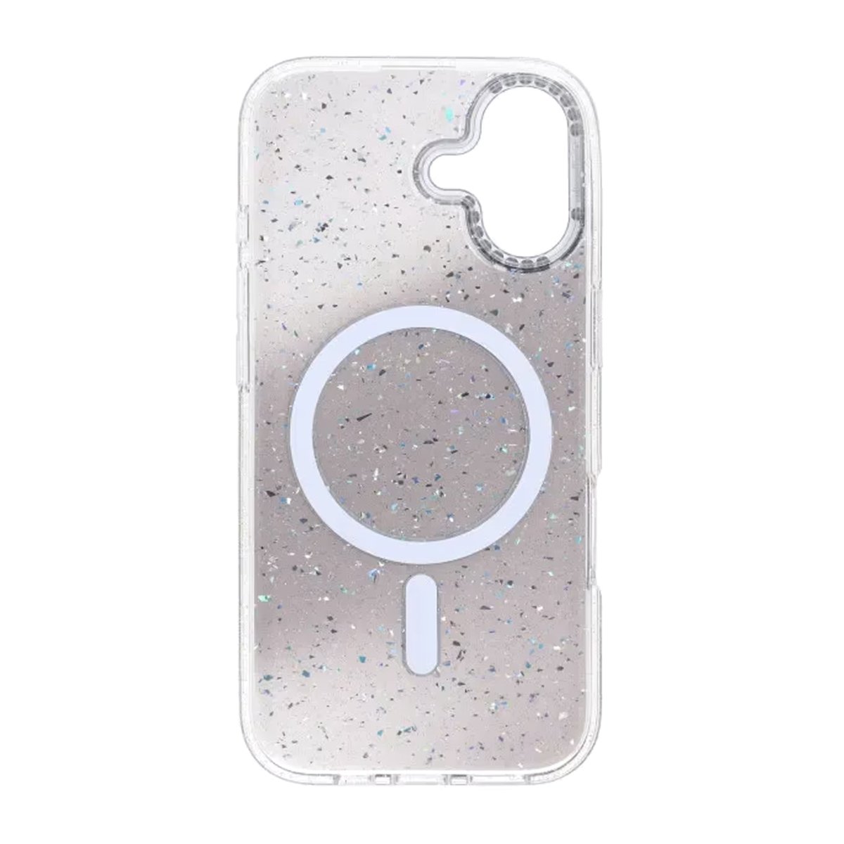 iPhone 17 Kuori Glitter Diamond MagSafe Musta