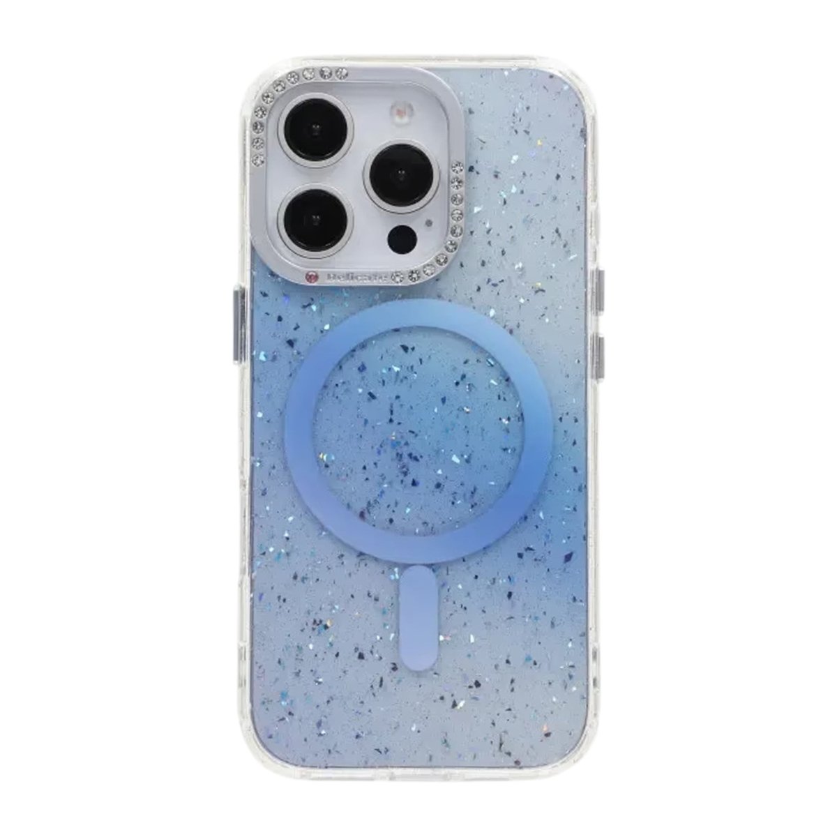 iPhone 16 Pro Kuori Glitter Diamond MagSafe Sininen