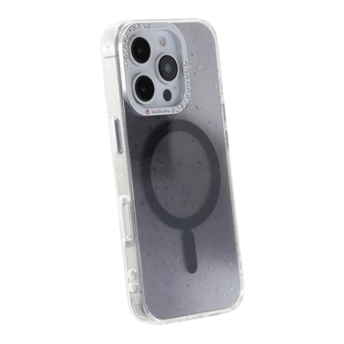 iPhone 16 Pro Kuori Glitter Diamond MagSafe Musta