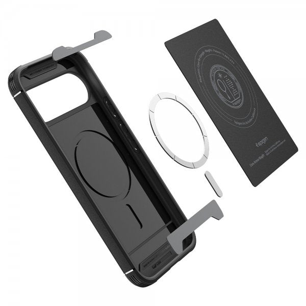 Spigen Google Pixel 10/Pixel 10 Pro -suojakuori Core Armor MagFit Matte Black