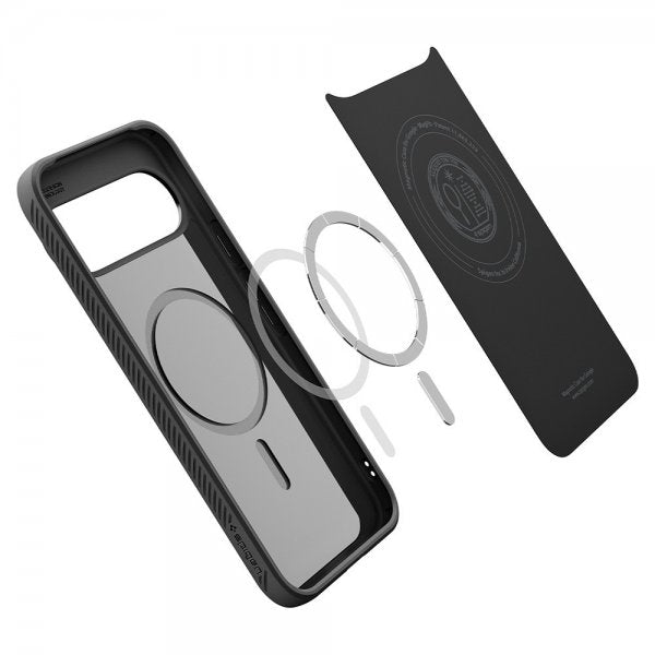 Spigen Google Pixel 10/Pixel 10 Pro Suojakuori Liquid Air MagFit Matte Black
