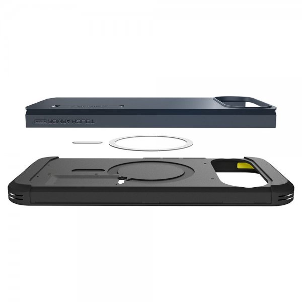 Spigen Google Pixel 10/Pixel 10 Pro Suojakuori Tough Armor MagFit Metal Slate