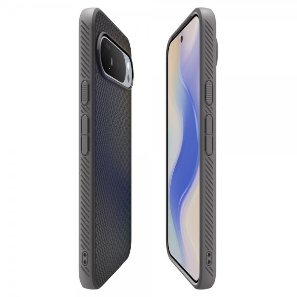 Spigen Google Pixel 10 Pro XL Suojakuori Liquid Air MagFit Marble Gray