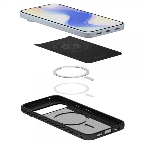 Spigen Google Pixel 10 Pro XL -kuori Liquid Air MagFit Matte Black