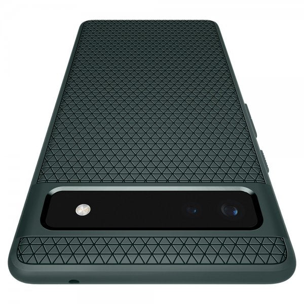 Spigen Google Pixel 6a -kuoret Liquid Air Midnight Green