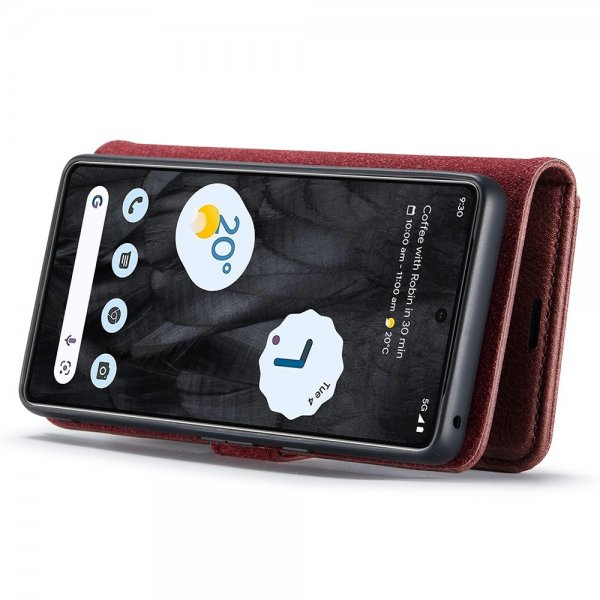 Dg.Ming Google Pixel 8 Pro -kotelo irrotettavalla kuorella, punainen