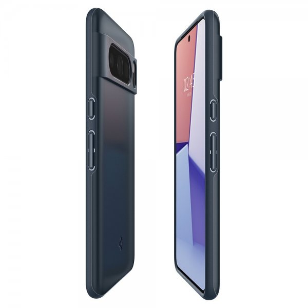 Spigen Google Pixel 8 Pro -kuori Thin Fit, Metal Slate