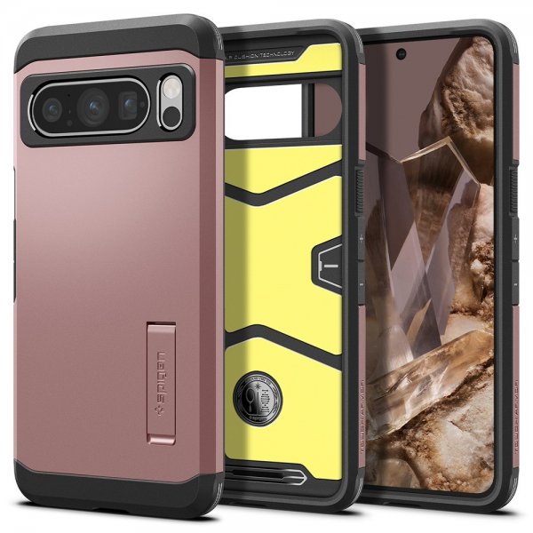 Spigen Google Pixel 8 Pro Suojakuori Tough Armor Rose Gold