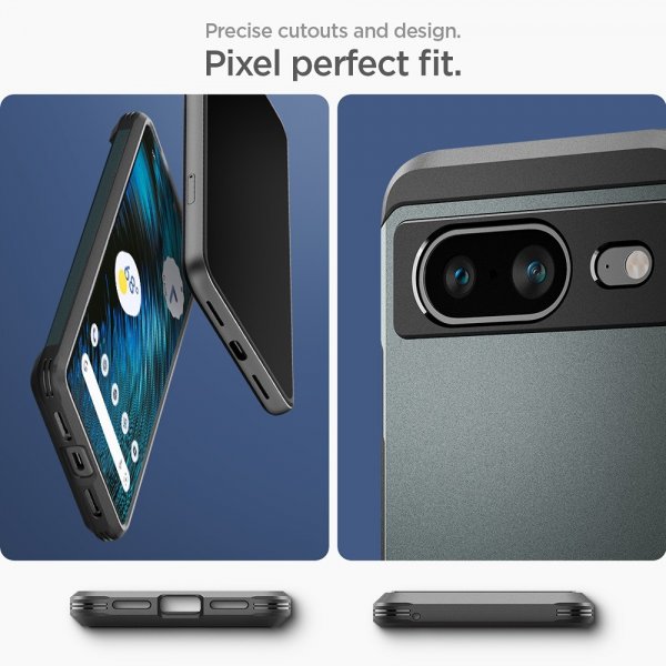 Spigen Google Pixel 8 -suojakuori Tough Armor Abyss Green