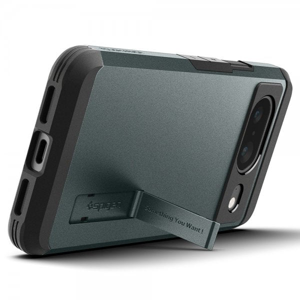Spigen Google Pixel 8 -suojakuori Tough Armor Abyss Green