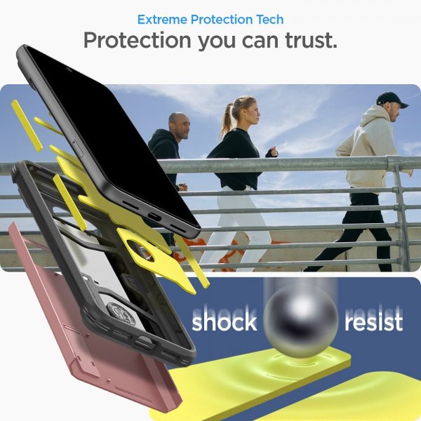 Spigen Google Pixel 8 -suojakuori, Tough Armor, ruusukulta