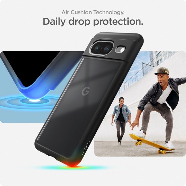 Spigen Google Pixel 8 Kuoret Ultra Hybrid Matte Black