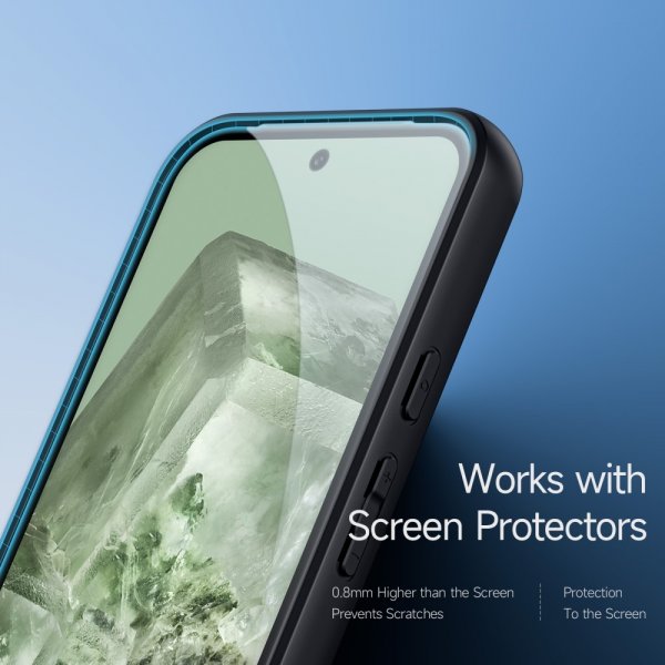 Dux Ducis Google Pixel 8a -kuori Aimo Series, musta