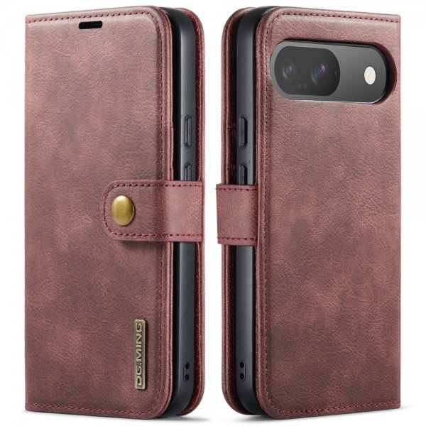 Dg.Ming Google Pixel 9/Pixel 9 Pro Suojakotelo Irrotettavalla Kuorella, Punainen