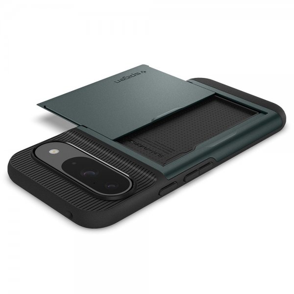 Spigen Google Pixel 9/Pixel 9 Pro Suojakuori Slim Armor CS Abyss Green