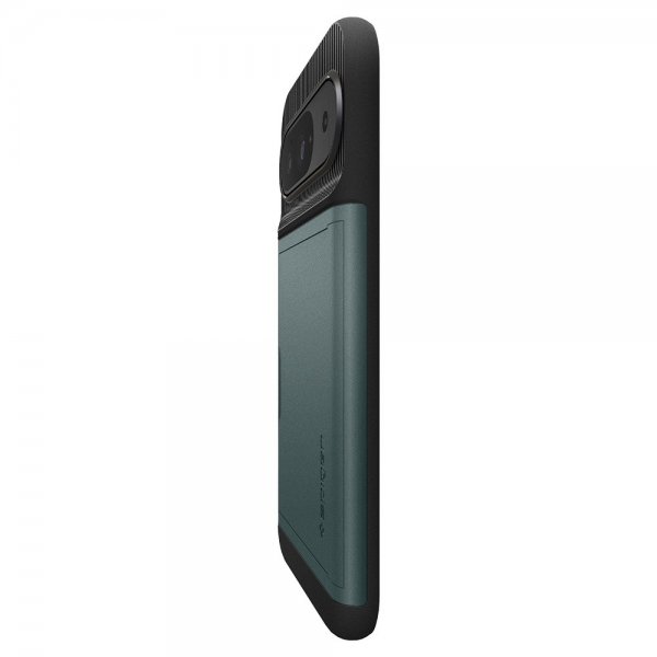 Spigen Google Pixel 9/Pixel 9 Pro Suojakuori Slim Armor CS Abyss Green