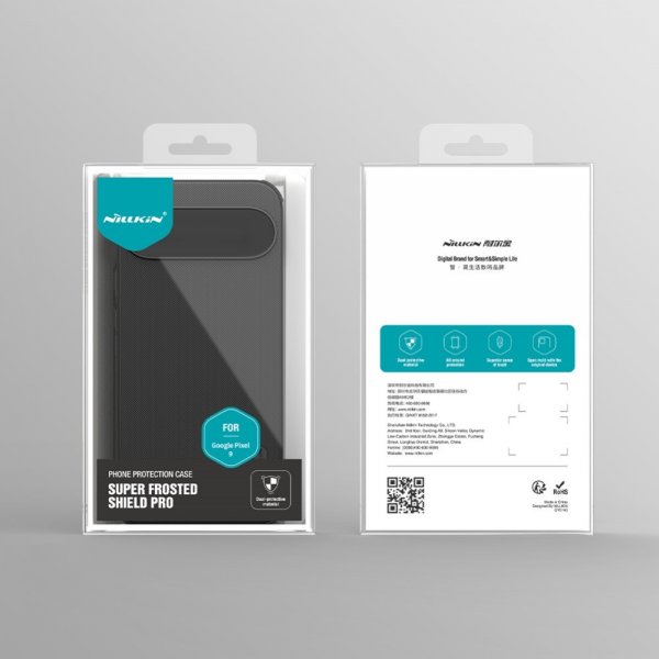 Nillkin Google Pixel 9/Pixel 9 Pro Suojakuori Super Frosted Shield Pro Vihreä