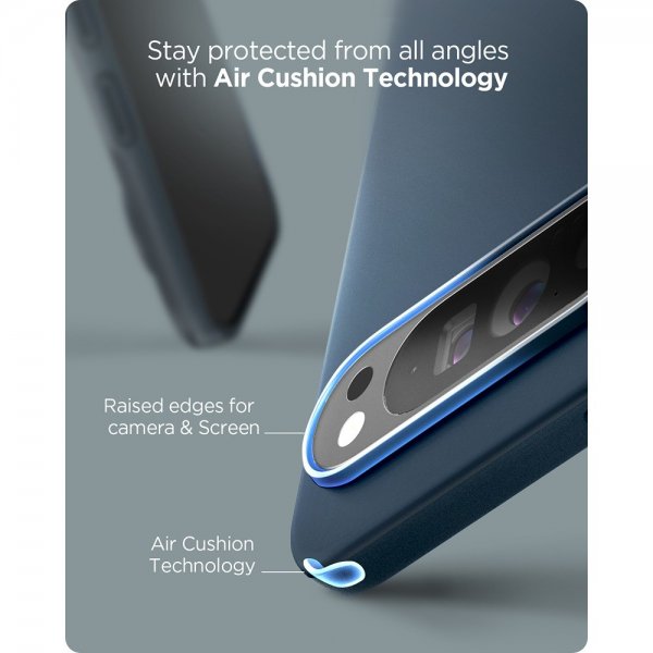 Spigen Google Pixel 9/Pixel 9 Pro Kuori Thin Fit Metal Slate
