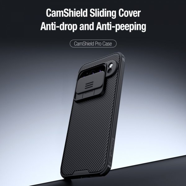 Nillkin Google Pixel 9 Pro XL CamShield Pro -suojakuori, musta