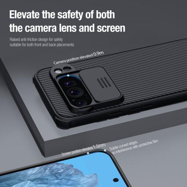 Nillkin Google Pixel 9 Pro XL CamShield Pro -suojakuori, musta