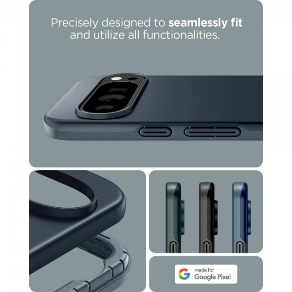 Spigen Google Pixel 9 Pro XL Kuori Thin Fit Metal Slate