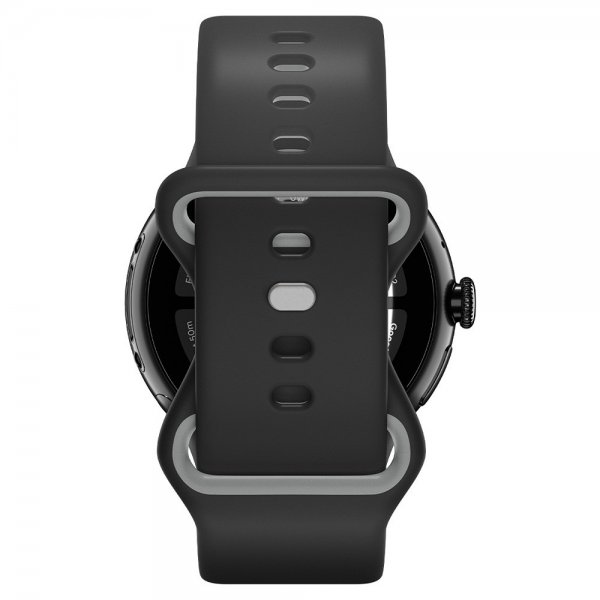 Spigen Google Pixel Watch 3/4 45mm Ranneke Nano Pop Musta Sesame